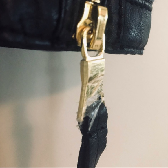 🔶TORY BURCH | XL | Soft Leather Moto - Picture 9 of 16